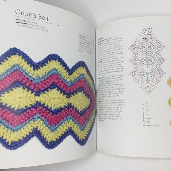100 Colorful Ripple Stitches to Crochet Book Patterns Idea Designs Leonie Morgan - Picture 8 of 10